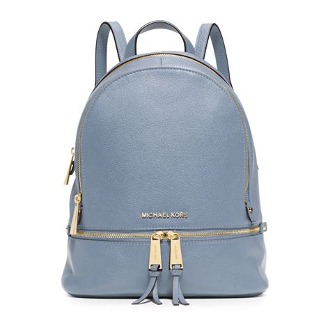 michael kors purses blue|blue michael kors backpack purse.